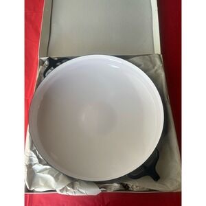 Vintage MCM DANSK Kobenstyle Large Enamel Blue 13 1/2" Paella Pan FRANCE W/ BOX